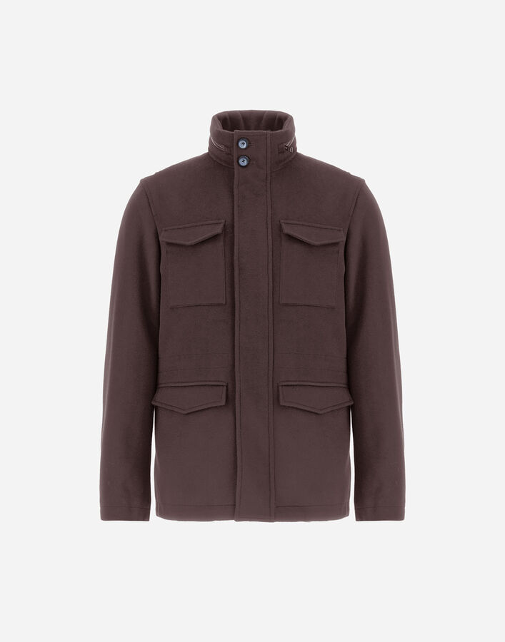Herno FIELD JACKET IN WOOL, CASHMERE AND ECOAGE  FI000128U333188800