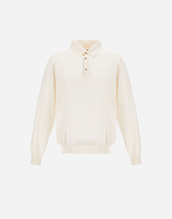 Herno RESORT POLO SHIRT IN WOOL AND SILK KNIT  MPL0005UR700251010