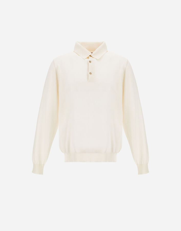Herno RESORT POLO SHIRT IN WOOL AND SILK KNIT  MPL0005UR700251010