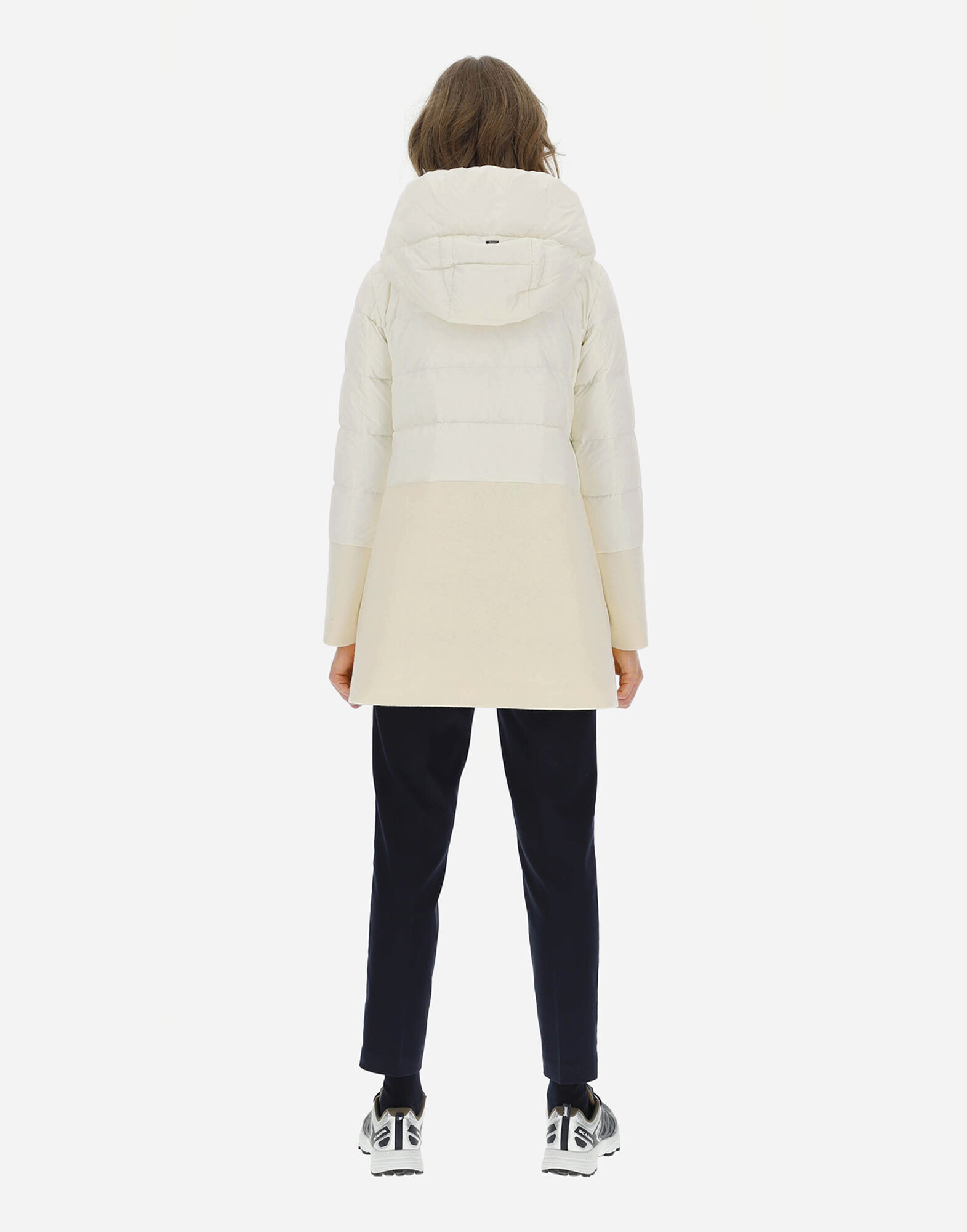 herno glow wool puffer coat