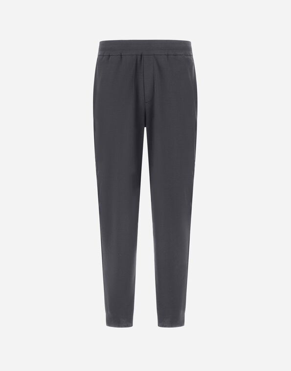 Herno TROUSERS IN JERSEY KNIT EFFECT  PT000196U520599460