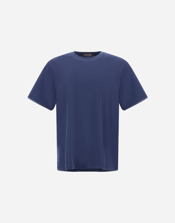 Herno RESORT T-SHIRT IN LIGHTWEIGHT COTTON JERSEY AND STRETCH NYLON  JG00031UR520529122