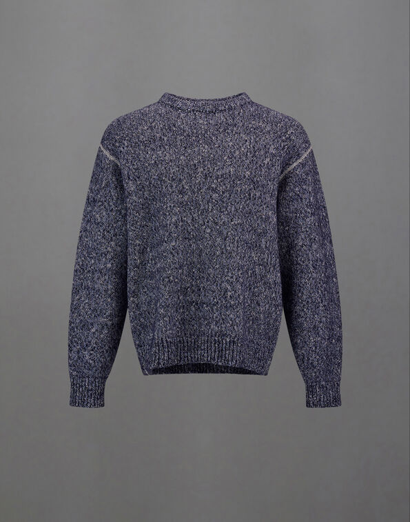 Herno LAMINAR JUMPER IN MOULIN&Eacute; KNIT  MG00019UL703789153