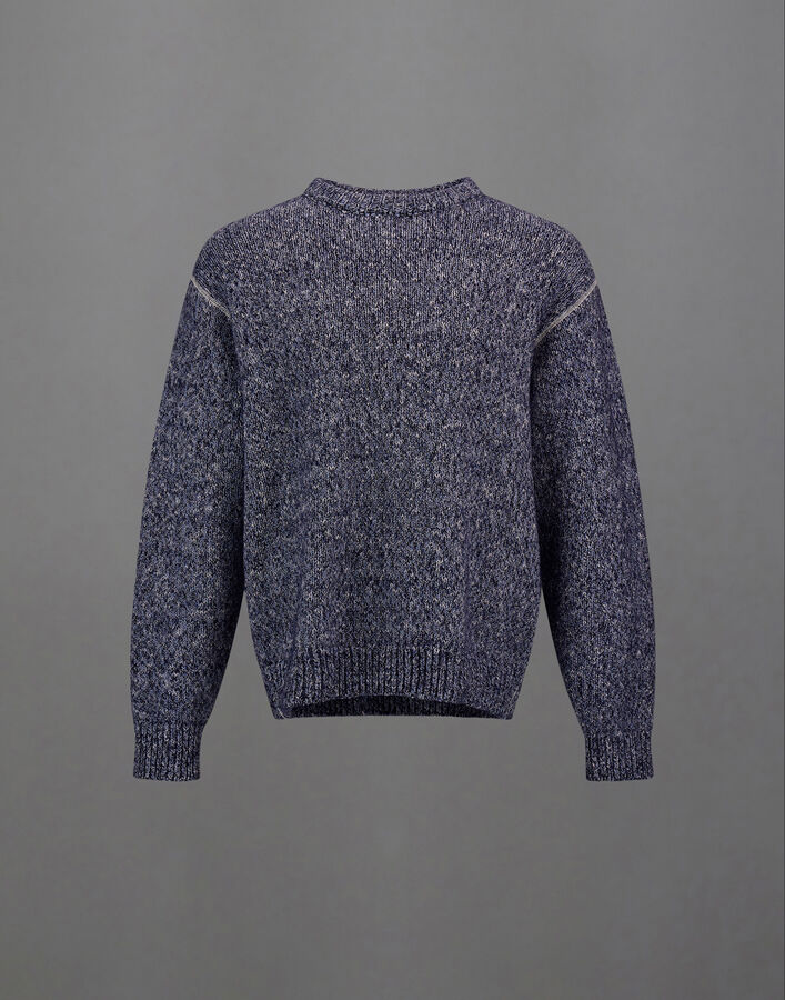 Herno LAMINAR JUMPER IN MOULIN&Eacute; KNIT  MG00019UL703789153