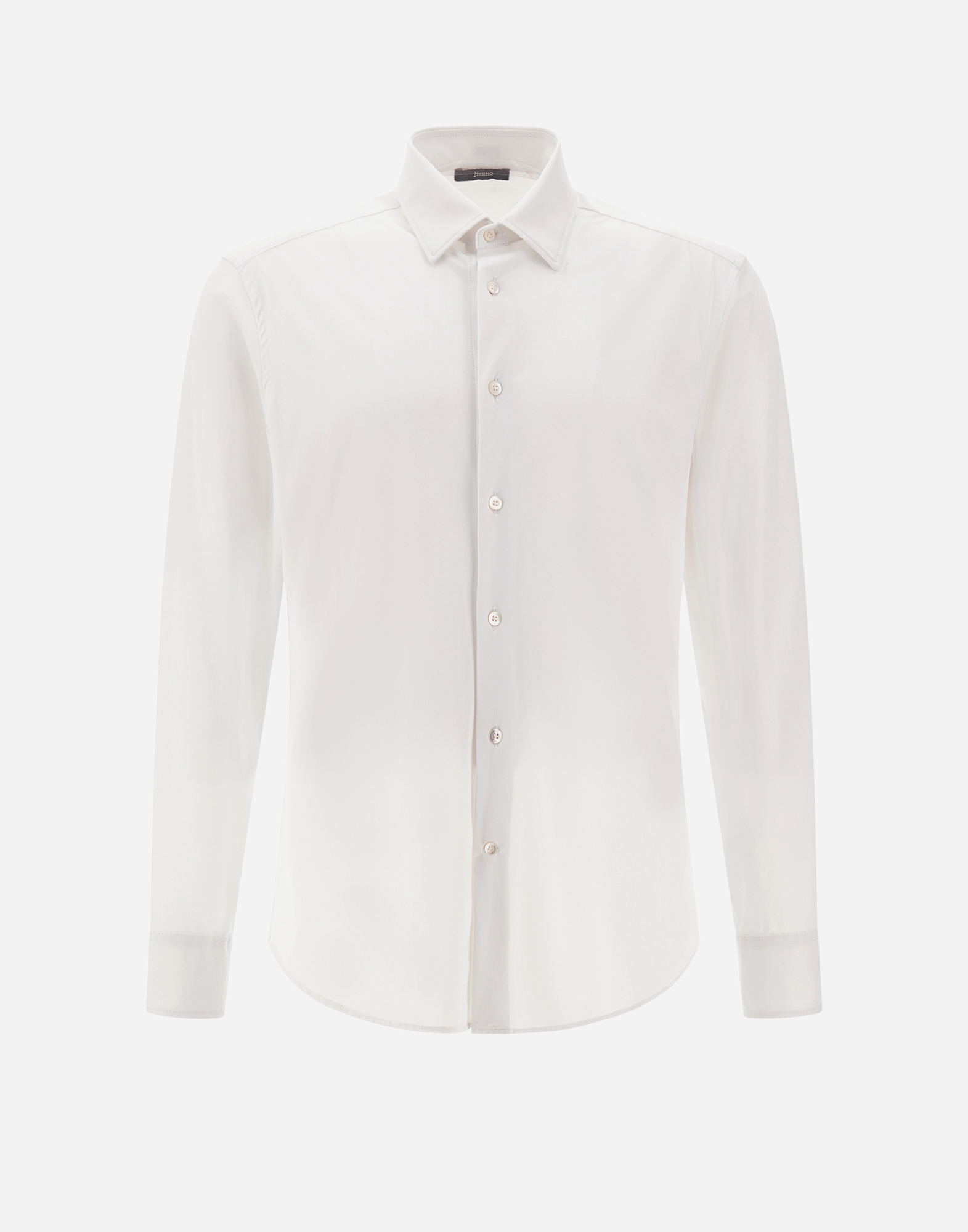 Herno Spring Ultralight Scuba Shirt In White