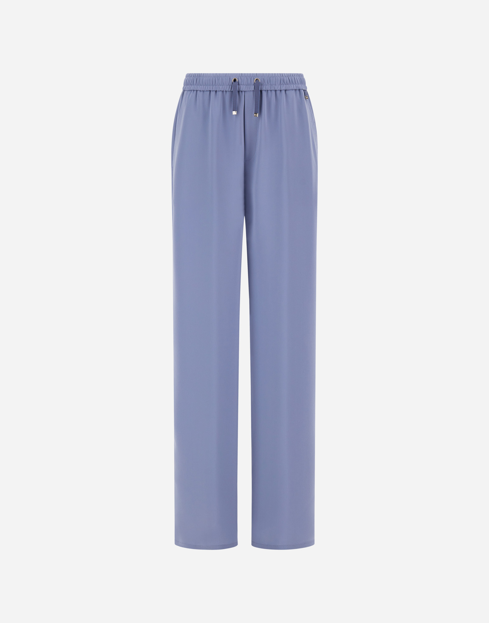 Herno Trousers In Lucent Cady In Blue