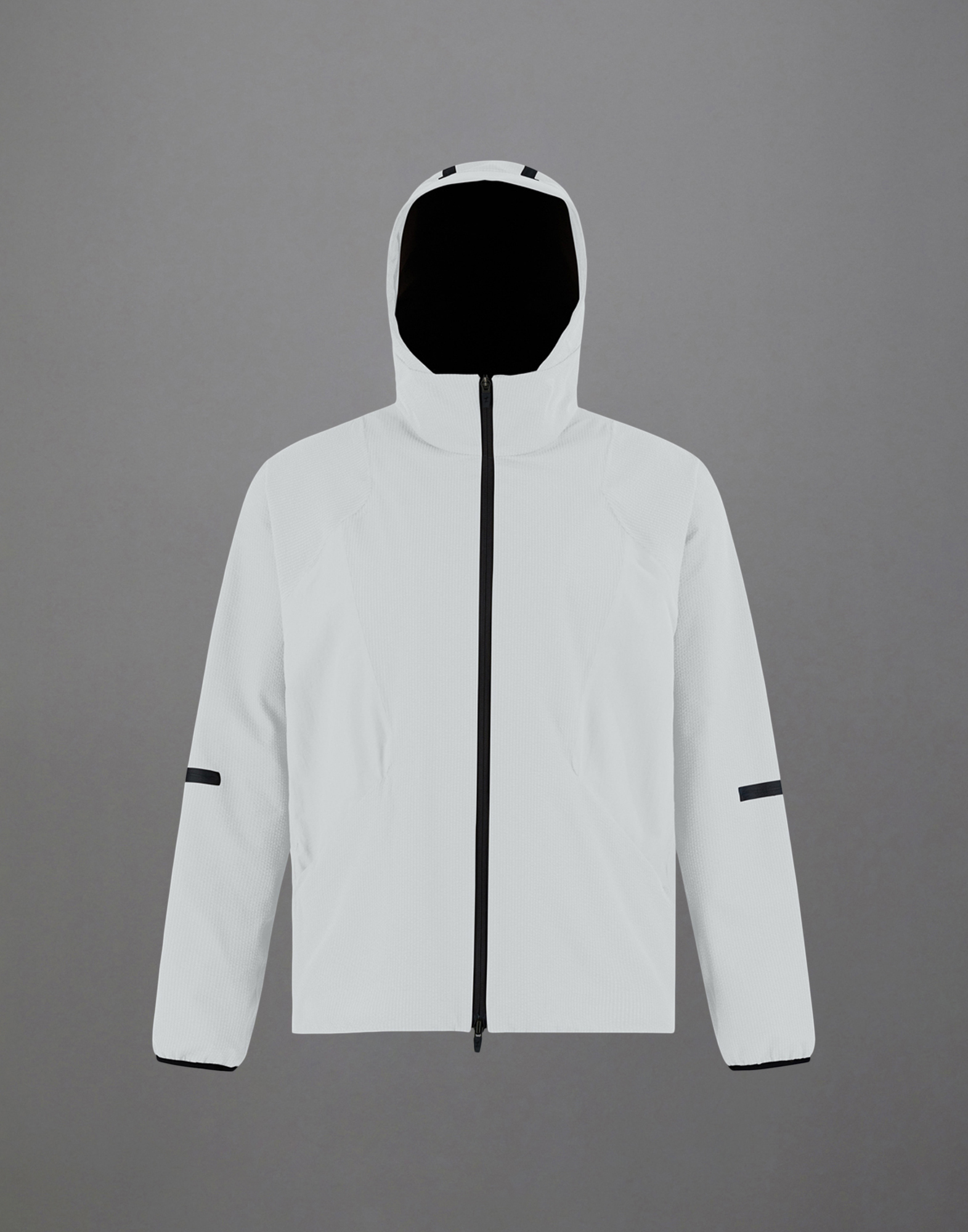 Shop Herno Laminar Jacket In Wavy Touch In Ice
