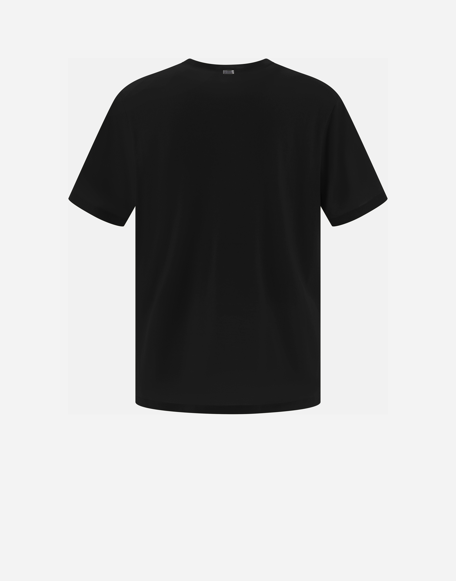 Shop Herno クレープジャージー Tシャツ In Black