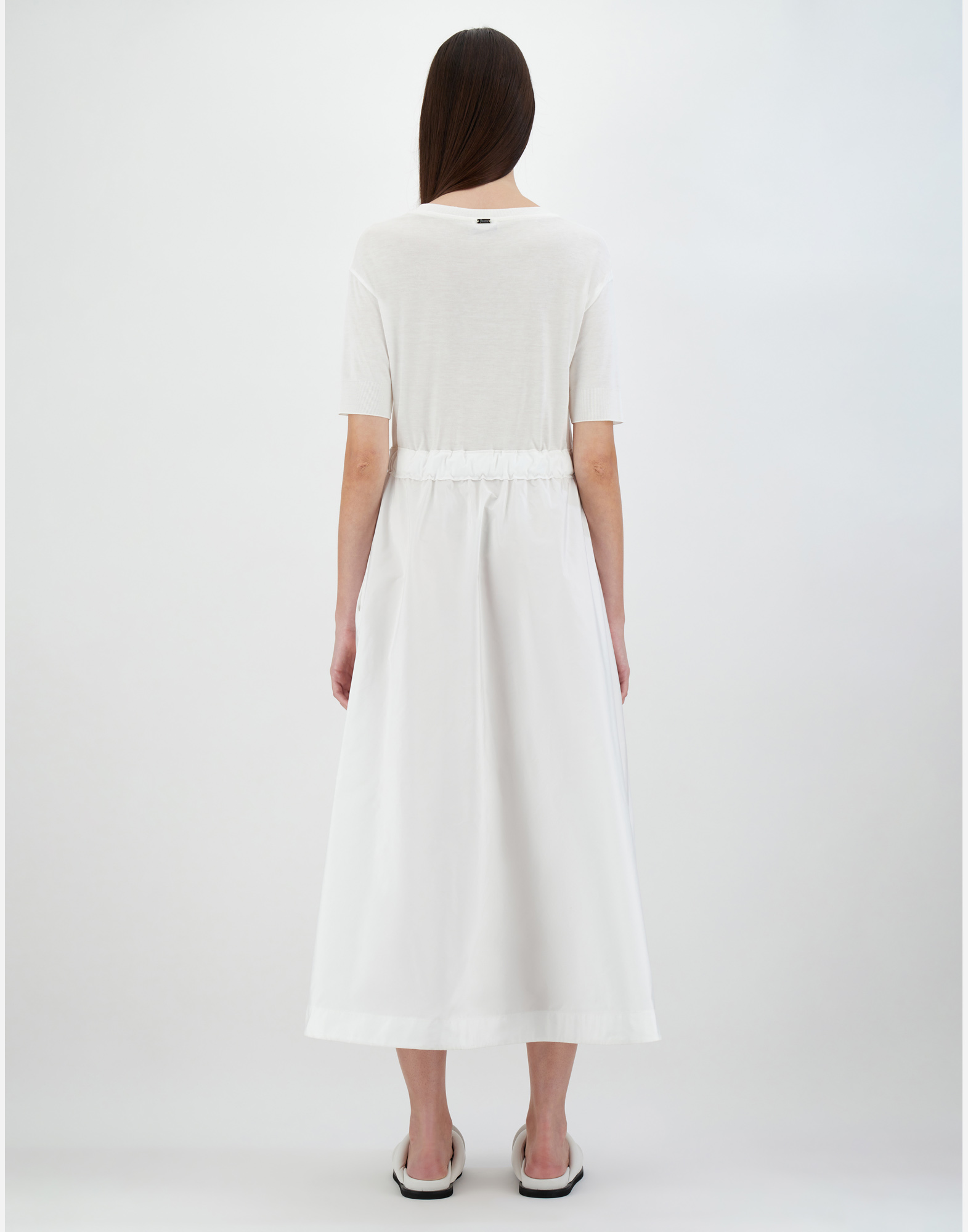 Herno Dresses White In White