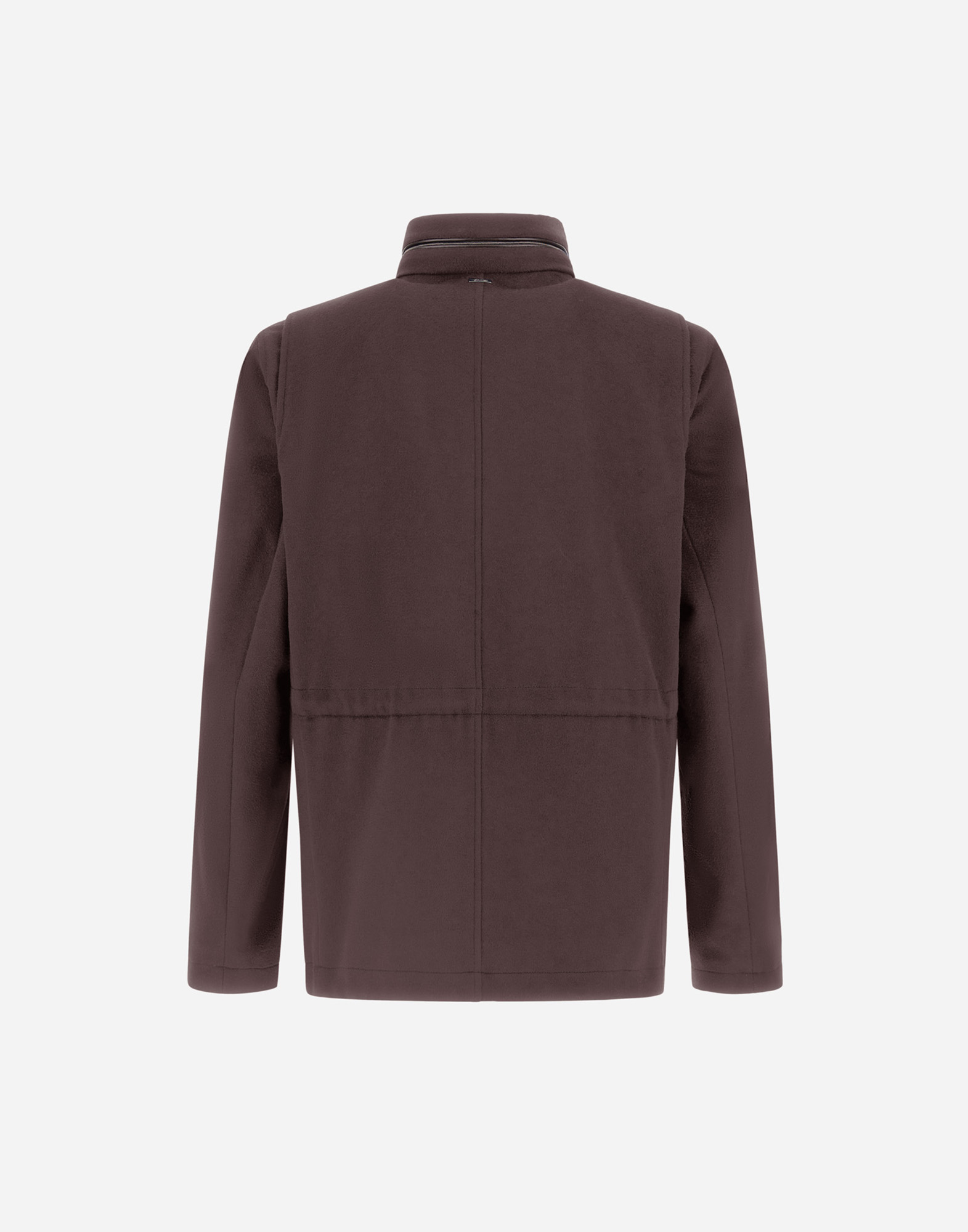 Herno Flap-pocket Jacket In Brown