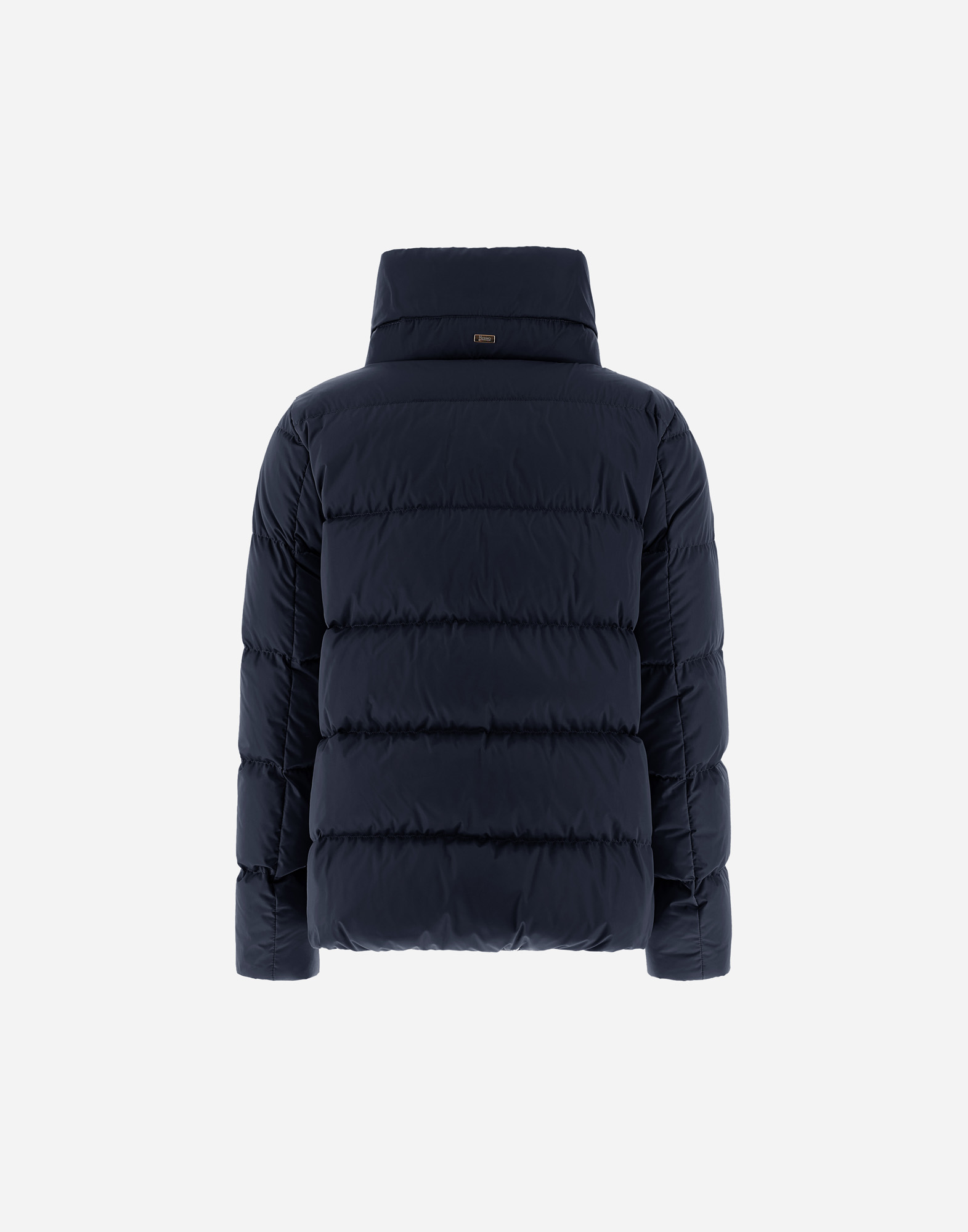 Herno Padded Jacket Featuring Drawstring Elements In New Blue