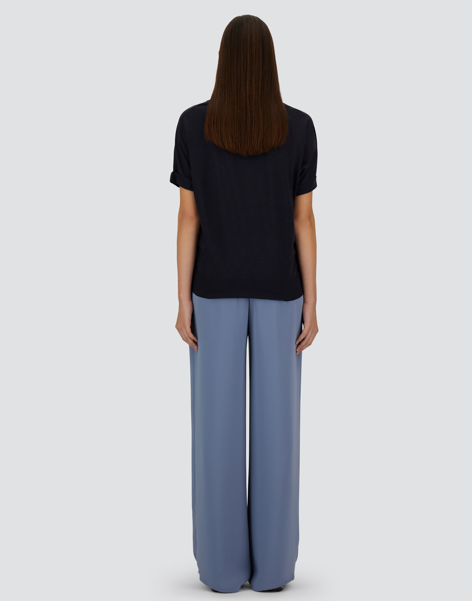 Herno Jogger Pants With Drawstring In Blue