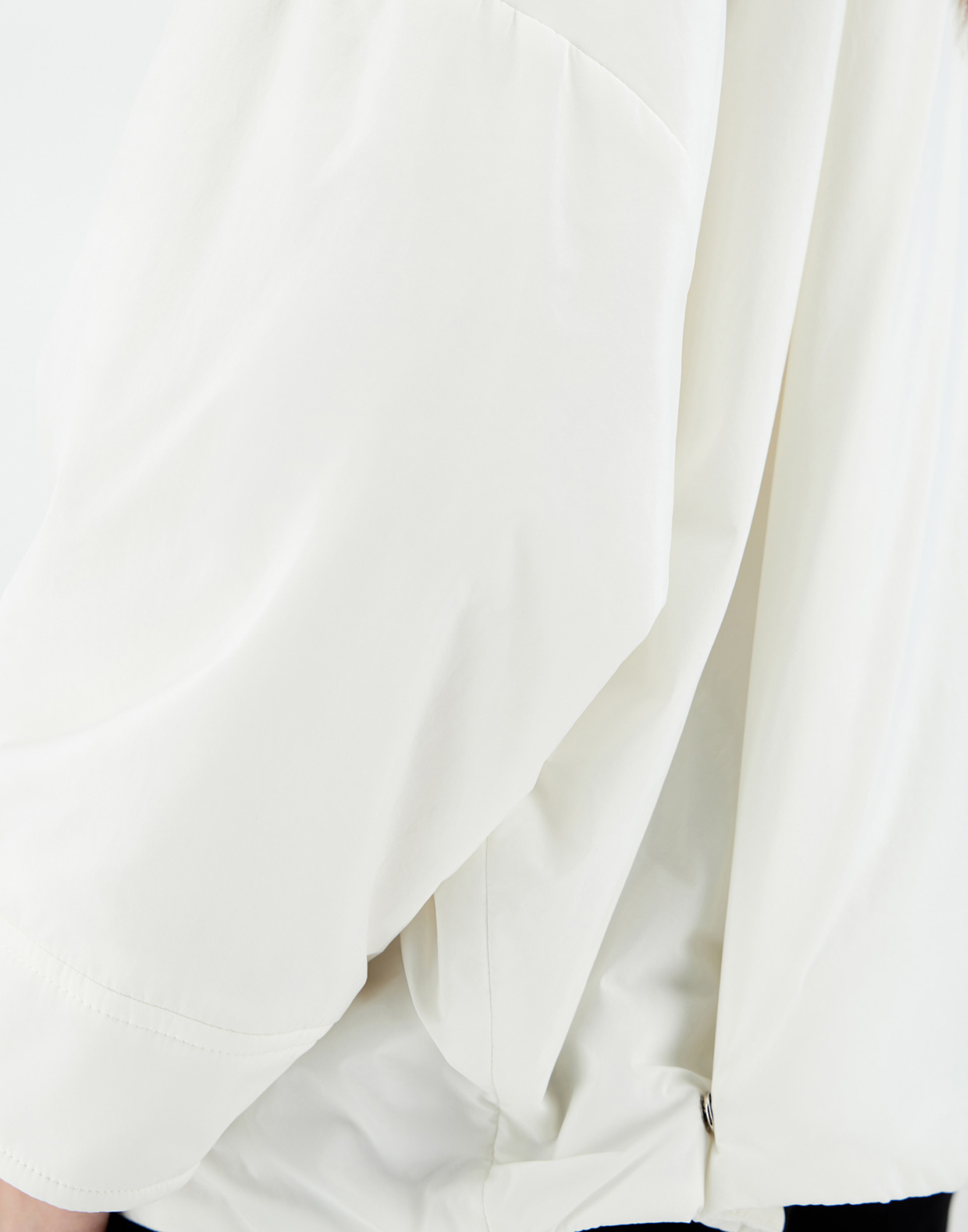 Herno Ecoage Oversized Shirt Jacket In White