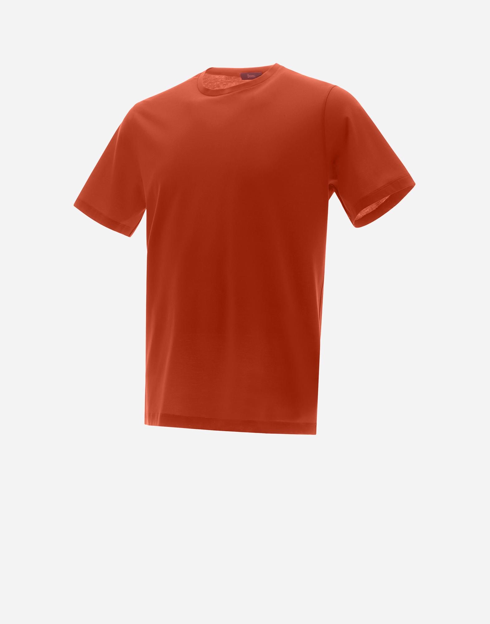 Shop Herno クレープジャージー Tシャツ In Orange