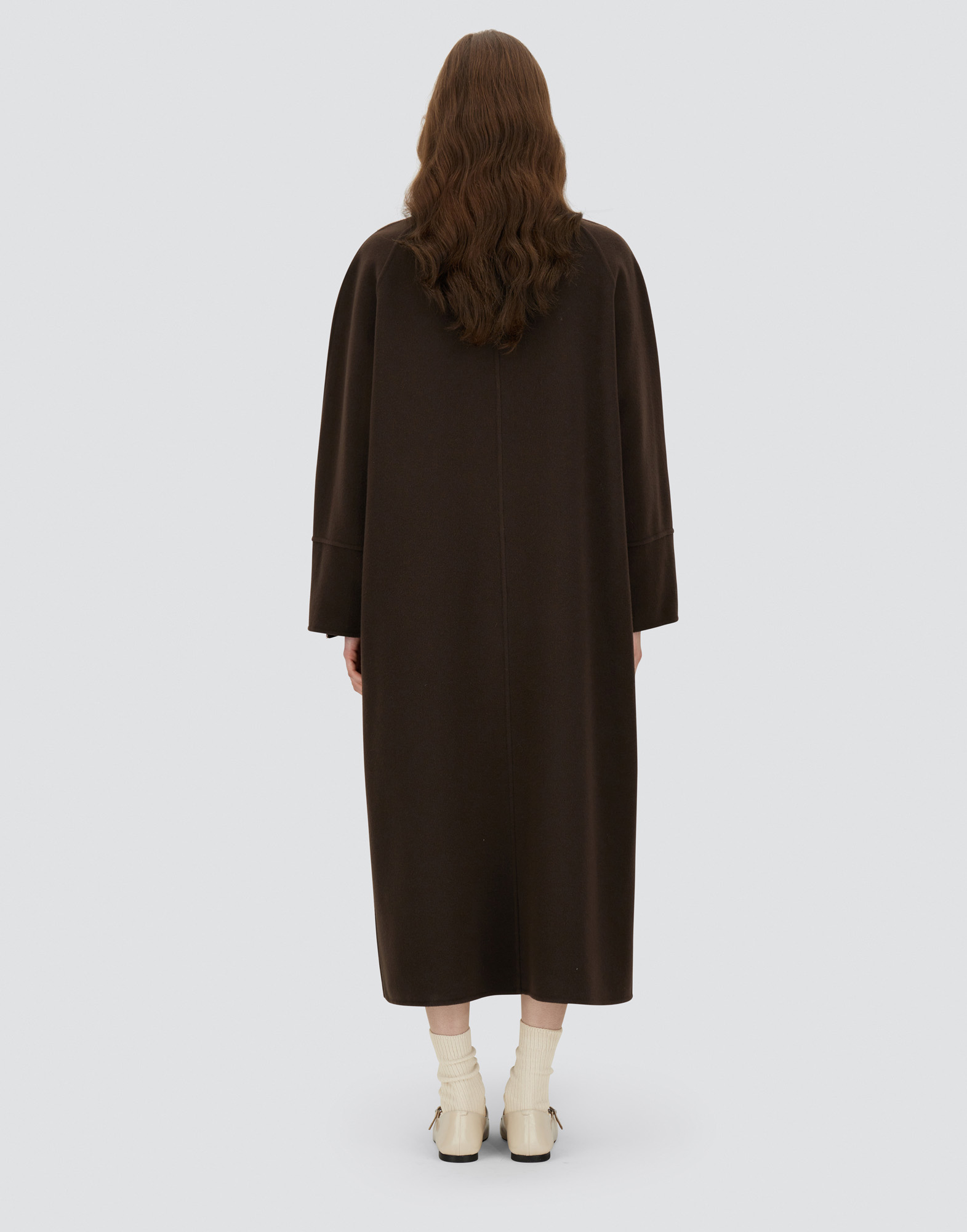 Herno Double-breasted Patch-pocket Coat In Brown